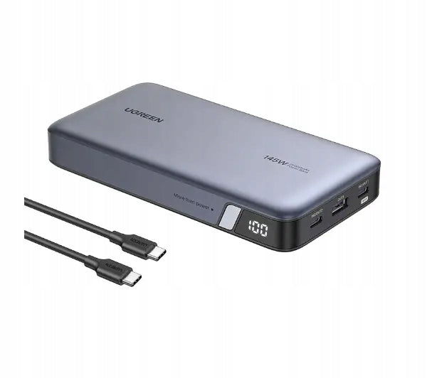 Powerbank UGREEN PB205 25000mAh 145W PD 3.1 USB-C For Laptop 2x USB-C LED