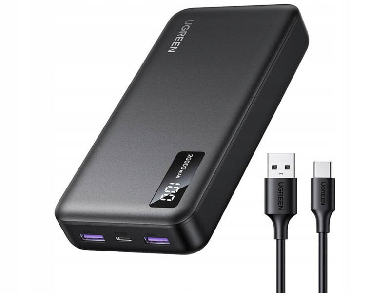 Powerbank UGREEN PB312 20000 mAh 20W Black + CCC certified