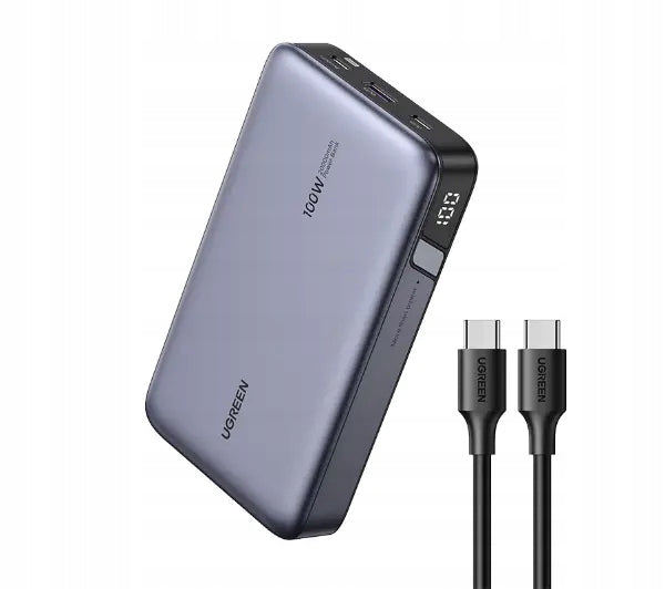 Powerbank UGREEN PB720 20000mAh PD 100W USB-A / 2x USB-C Grey Packaging status original