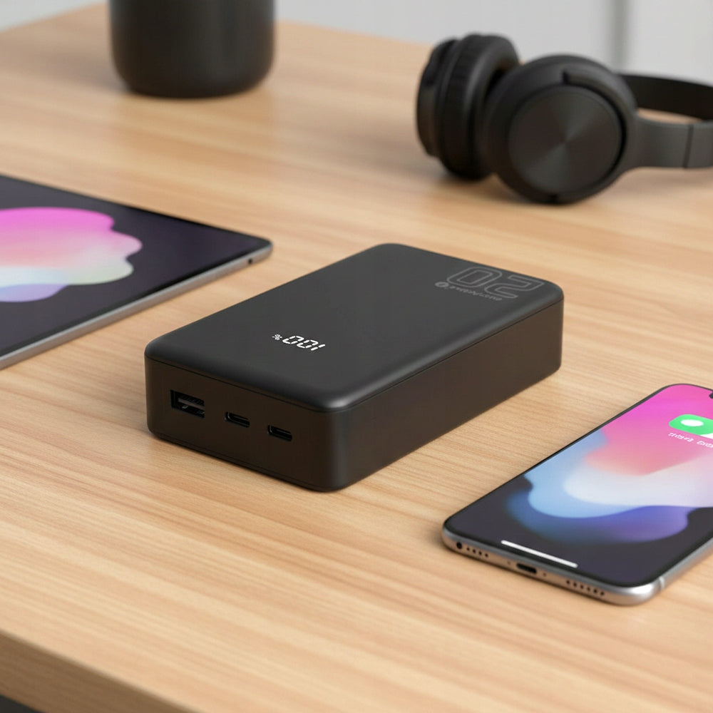 Powerbank everActive Energy Bank EB-22QB 20W 2x USB-C USB 20000mAh Manufacturer code Powerbank everActive Energy Bank EB-22QB 20W