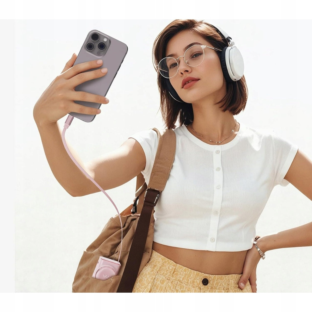 Powerbank iWALK Reel 10000 mAh 30W USB-C coiled cable 70 cm 3 outputs Manufacturer code LPR001C