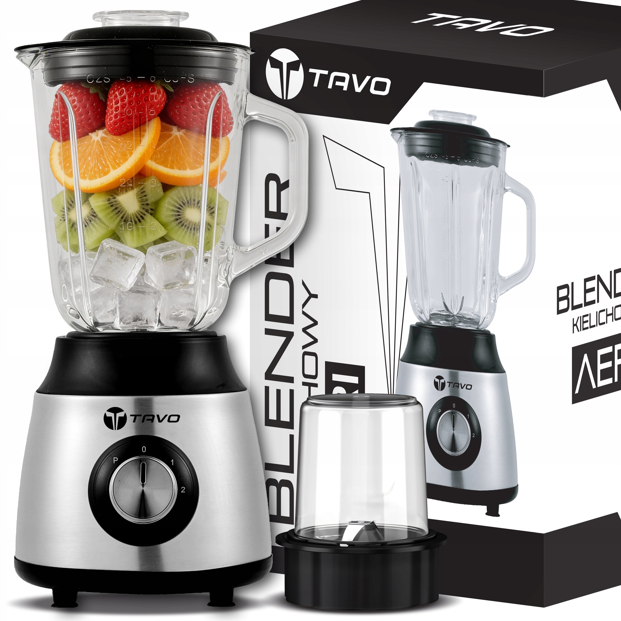 Powerful Chalice Blender 1,5L 1600W For Smoothie Cocktails Ice Crush Mixer