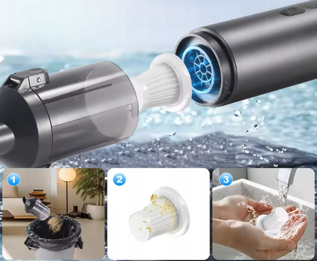 Powerful Cordless Car Vacuum Cleaner 16000Pa Handheld Vacuum Cleaner 120W Manufacturer code Model YS-VAC103
