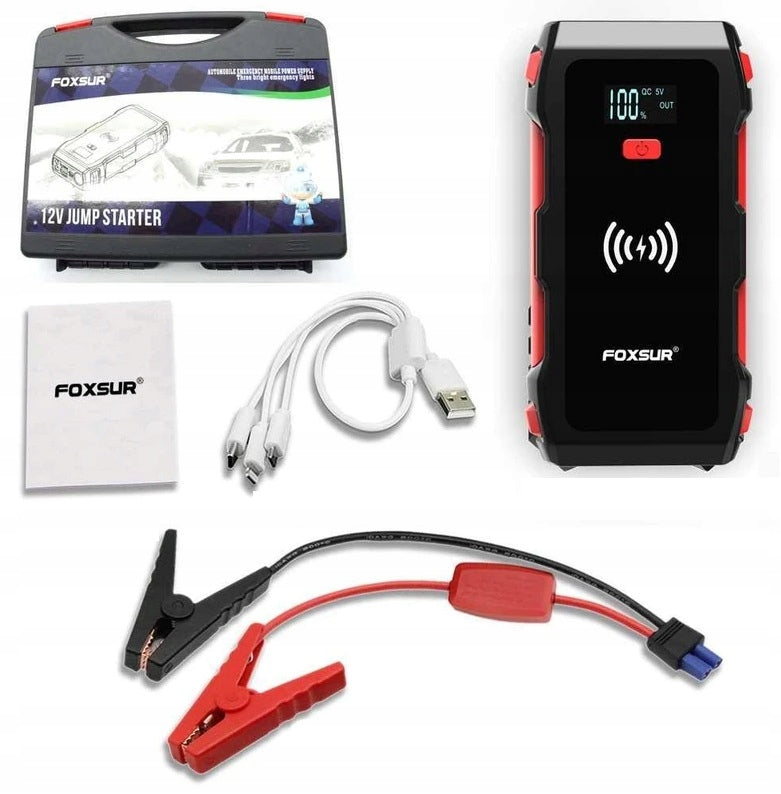 Powerful Jump Starter BOOSTER Startup PowerBank Charger QI 26800 mAh 800 A EAN (GTIN) 5904310267441