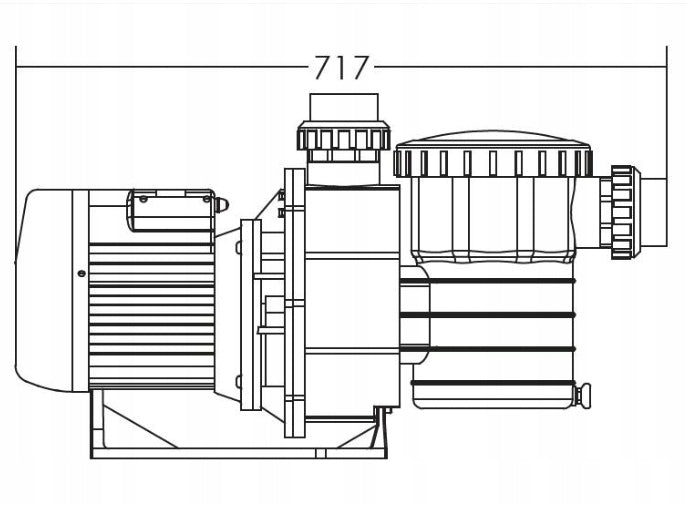 Powerful Pool Pump Emaux SB 20 | 1,80 kW | Capacity 31 m3/h | 230V Manufacturer code RBNSB20