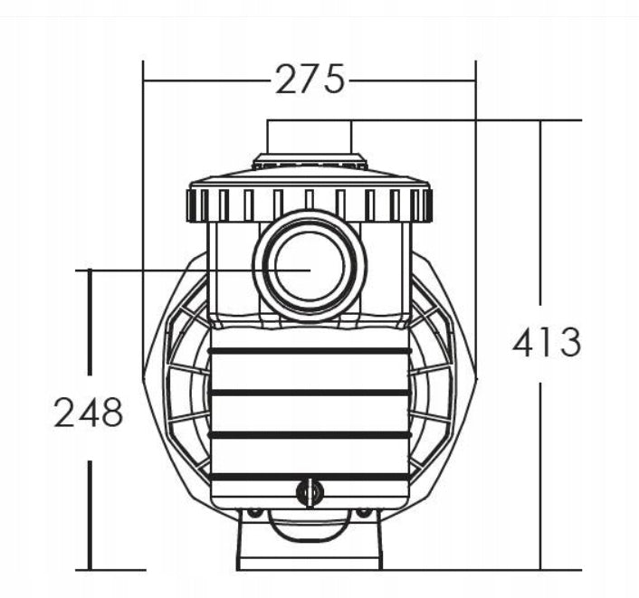 Powerful Pool Pump Emaux SB 20 | 1,80 kW | Capacity 31 m3/h | 230V Packaging status original