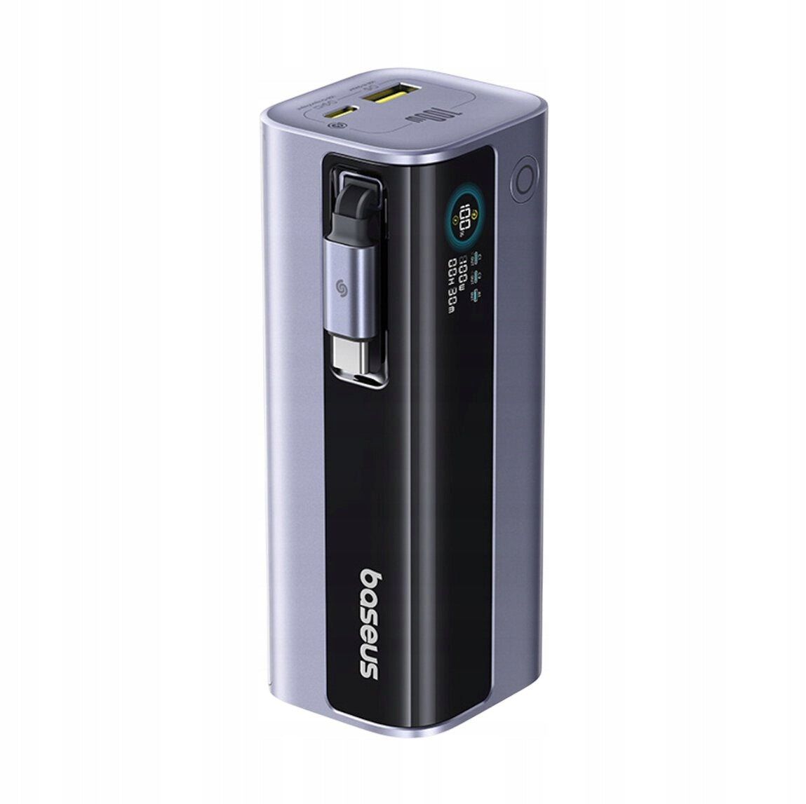 Powerful Powerbank BASEUS EnerGeek GR11 10000 mAh 100W with coiled USBC cable Packaging status original