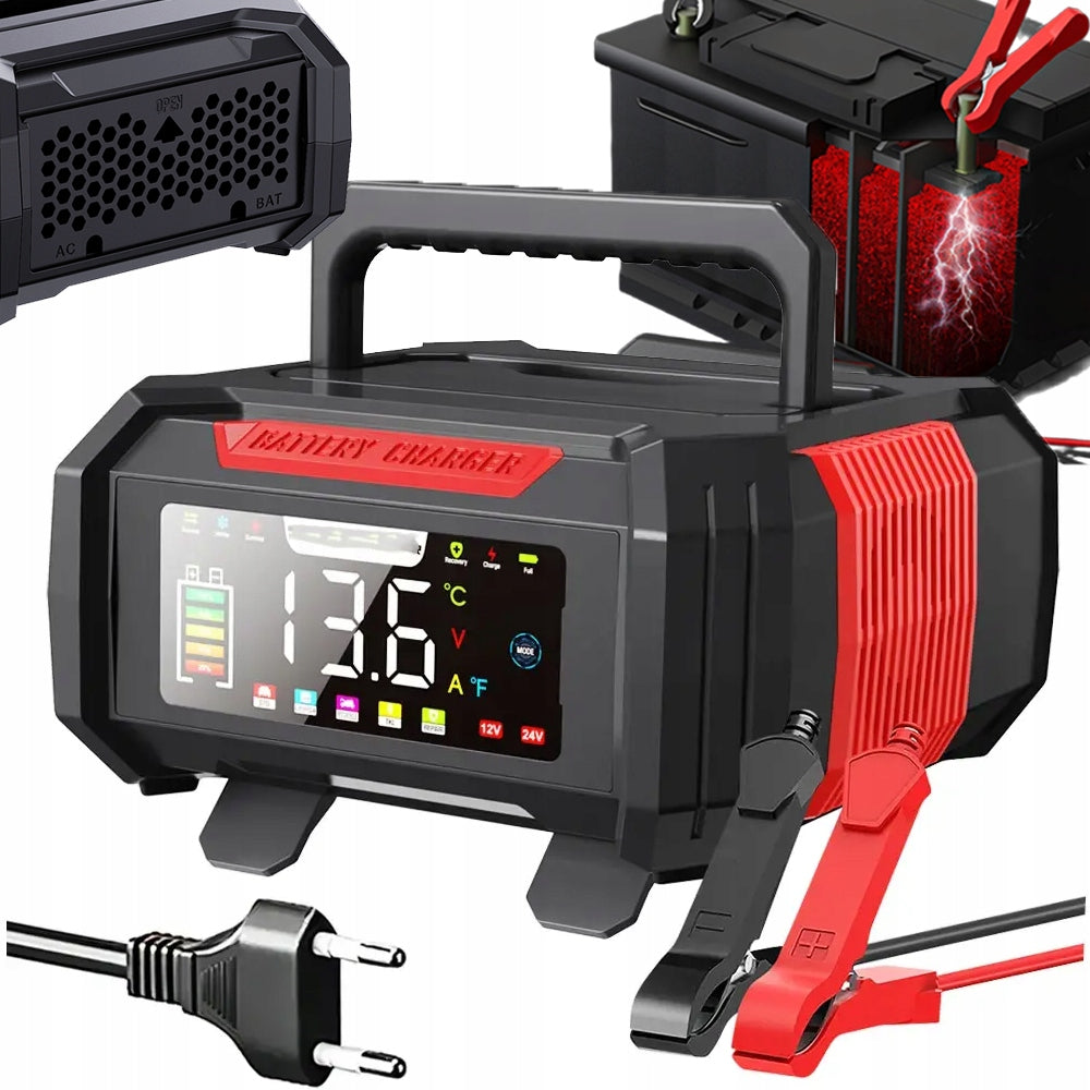 Powerful Smart Car Rectifier Battery Charger 24V 12V 15A