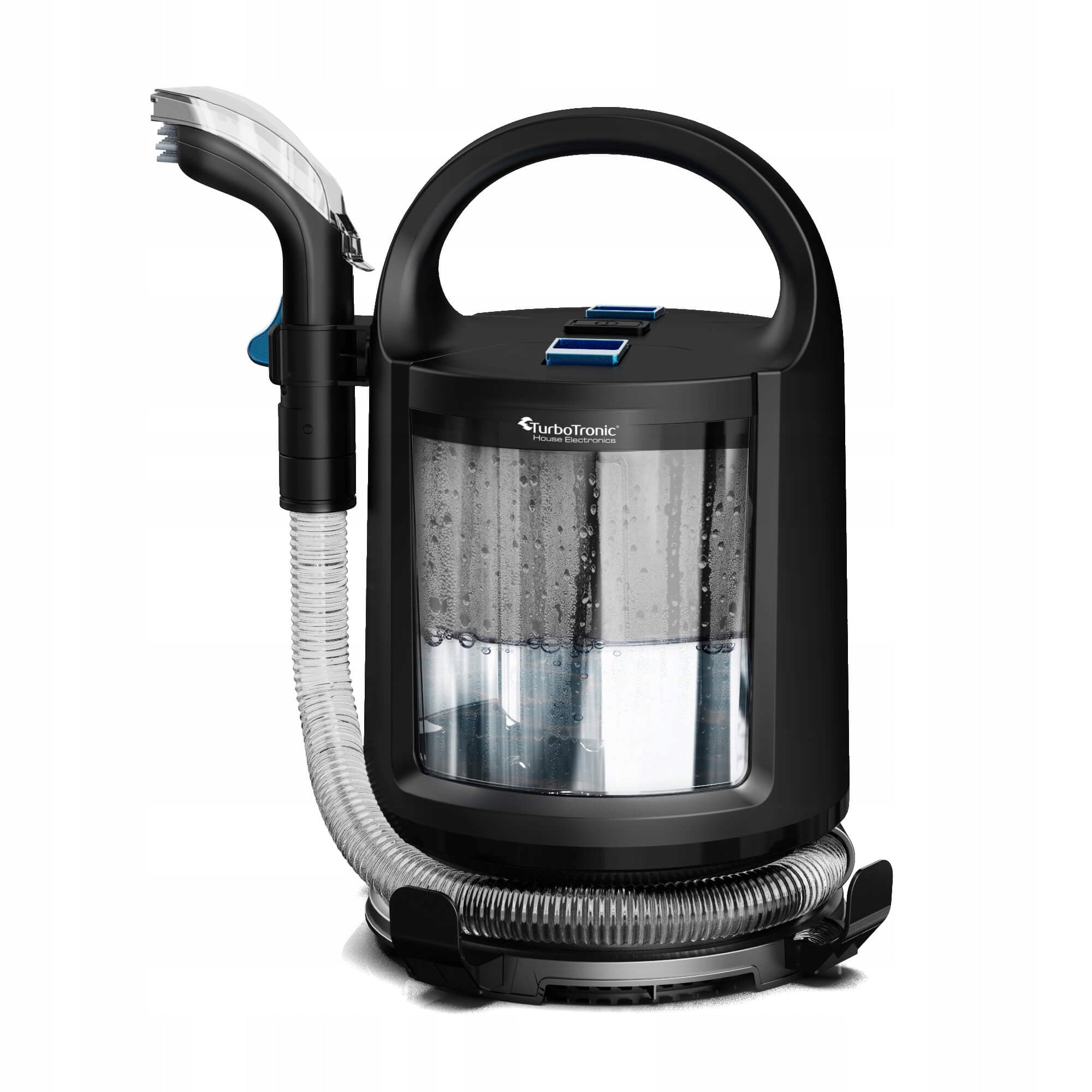 Powerful Water Washing Vacuum Cleaner for Car Carpet Upholstery 500W 12kPa PRO Manufacturer code TT-AQV600 BLACK