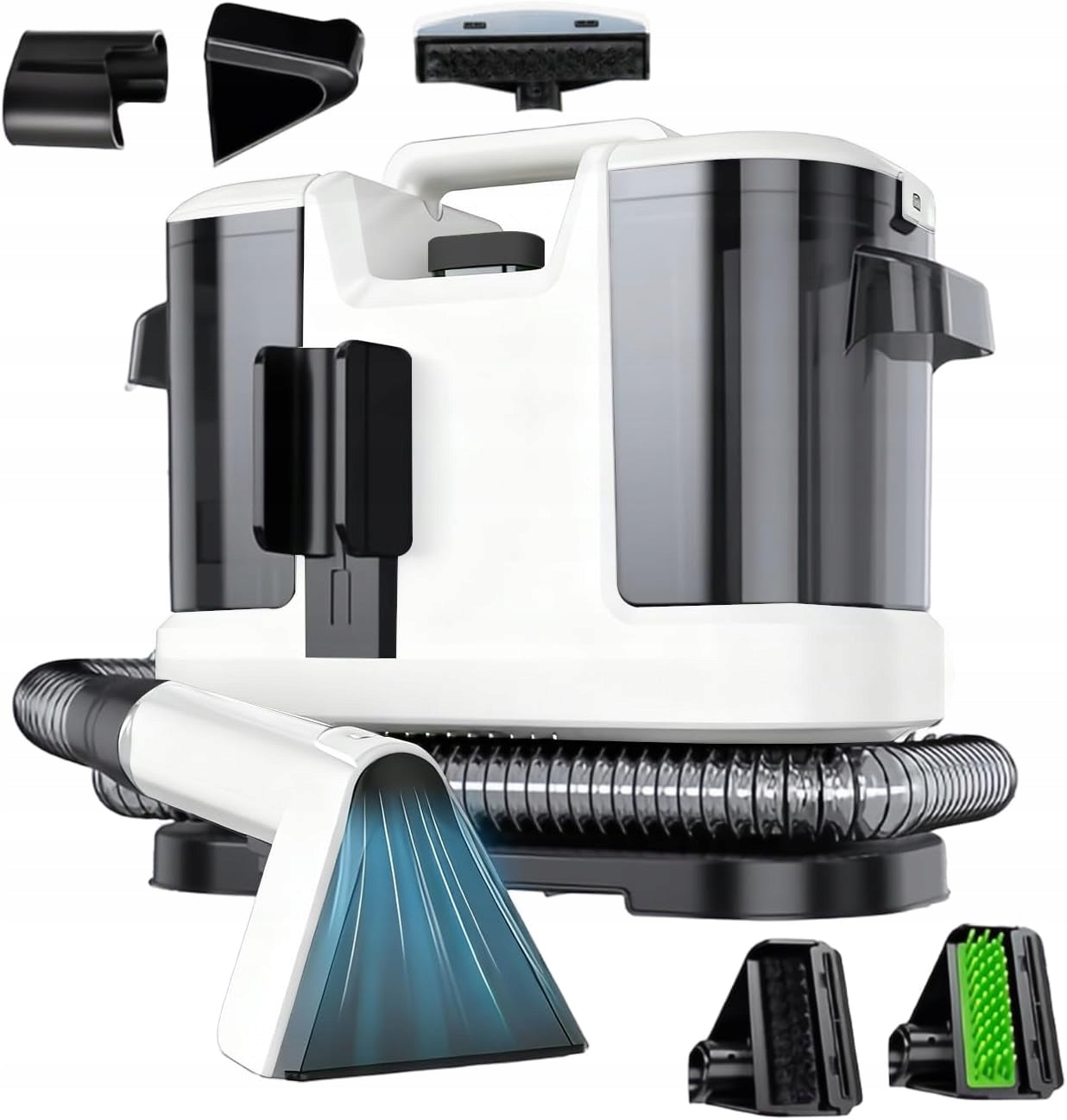 Powerful wet and dry washer for scrubbing carpets and sofas 1.8L 450W 12Kpa Manufacturer code 06014147-1