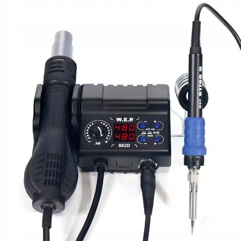 Precision soldering station 2in1 HOTAIR WEP 882D strong blow flask 900m Manufacturer code WEP 882D