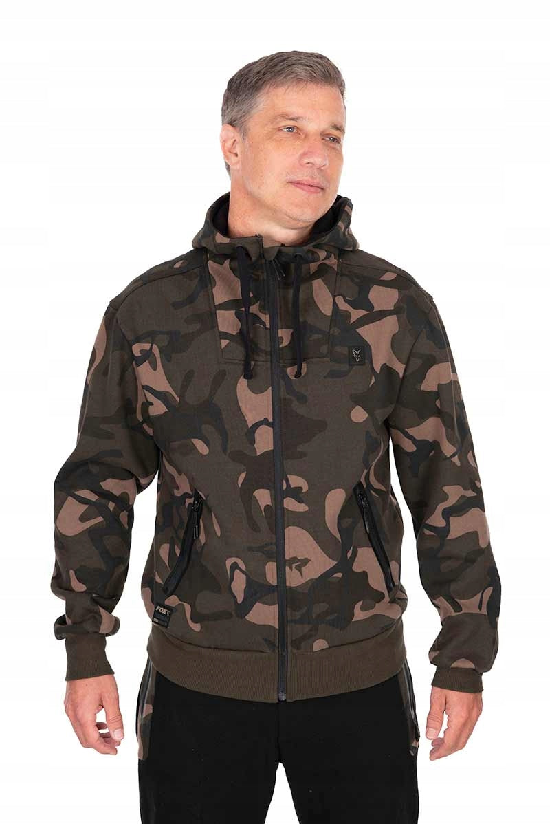 Premium 310 Zipped Hoodie Camo Size XL Fox Sweatshirt