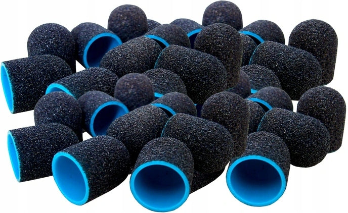 Premium Abrasive Caps For Pedicure Gradation #80 13mm x 100 Pieces