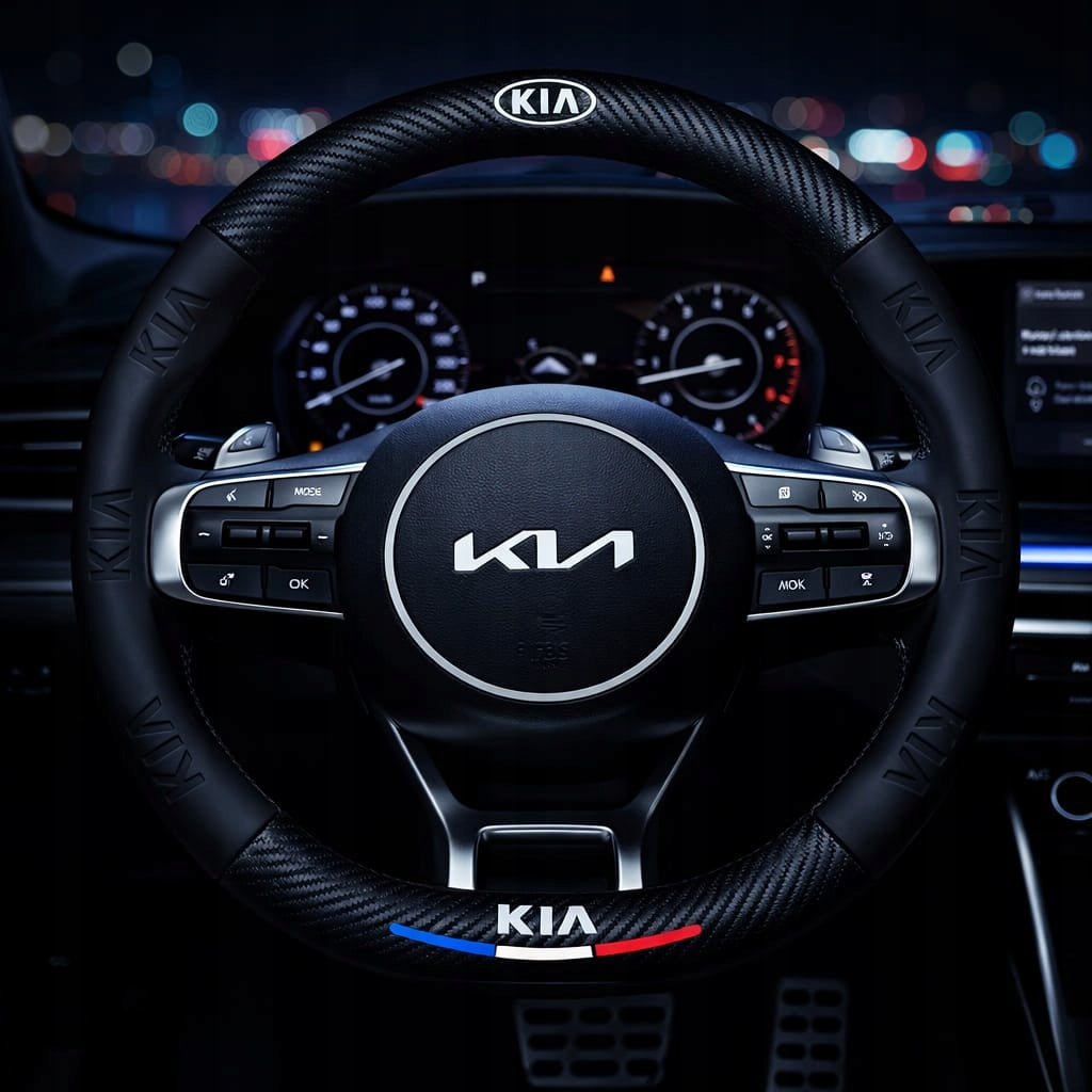 Premium Kia Ceed Sportage Rio Picanto Venga Steering Wheel Cover + Fragrance Packaging status original