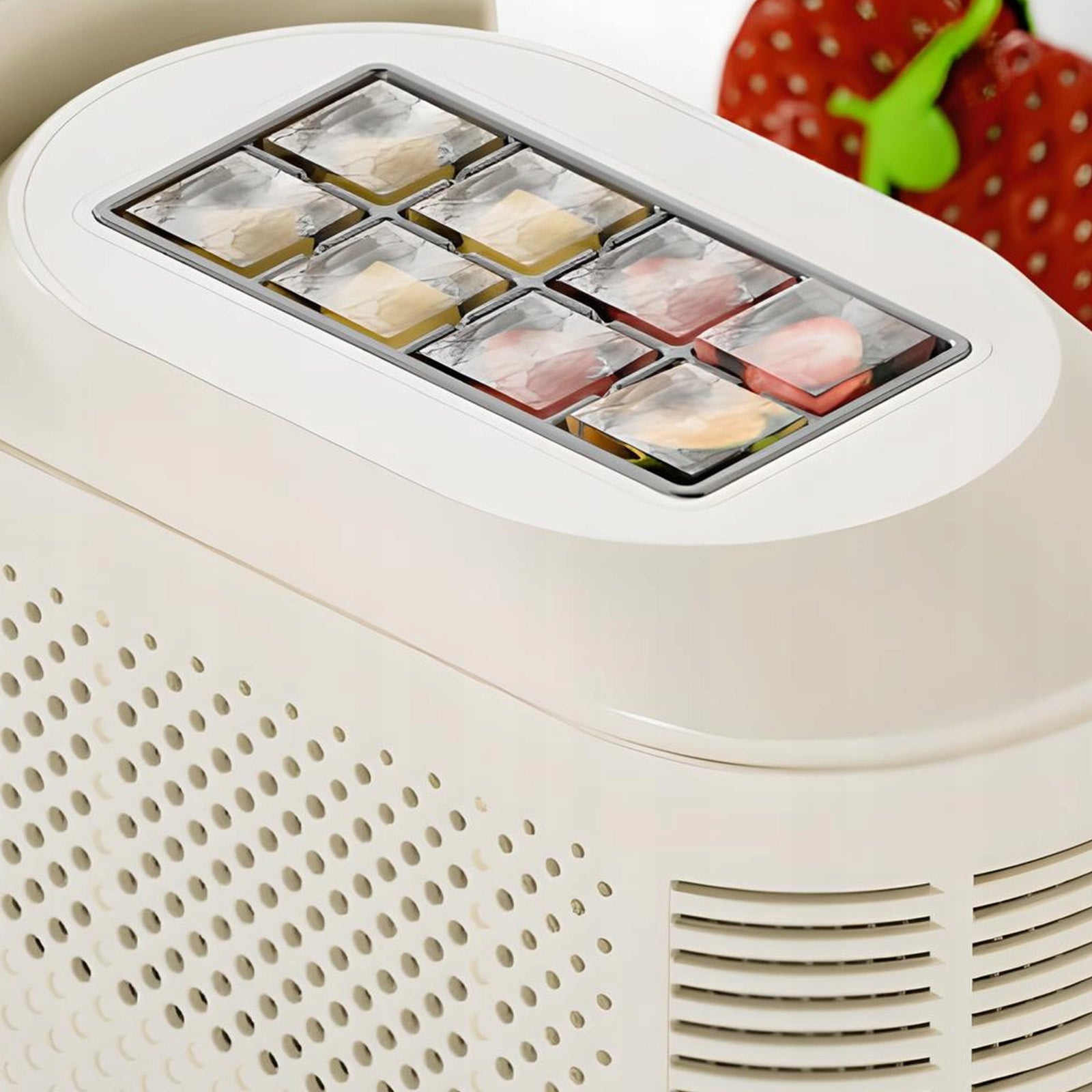 Premium Portable Mini Ice Maker – 20-25 Min Instant Ice, 8 Solid Cubes Brand HDeye