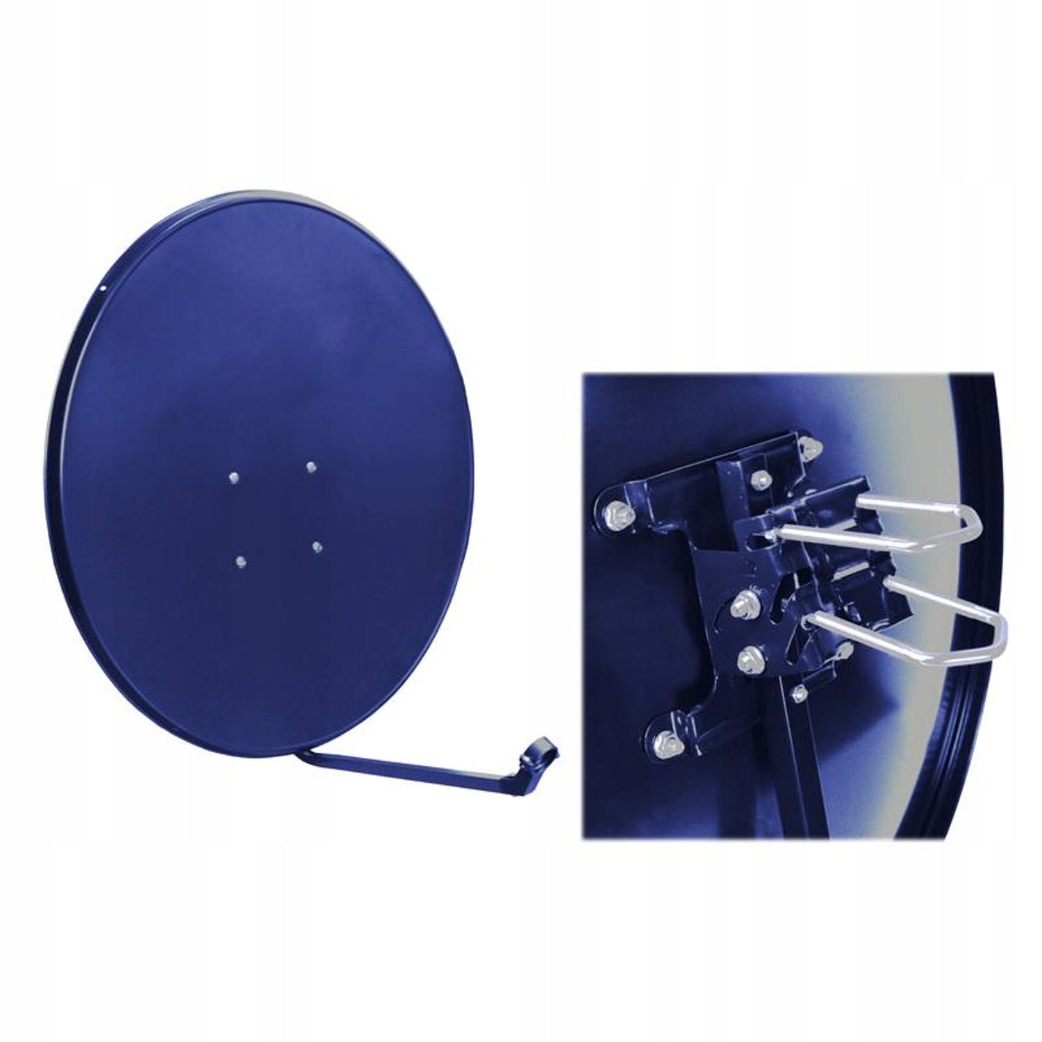 Premium Satellite Antenna 90cm Navy Blue 8K 4K 90CM Plate Packaging status original