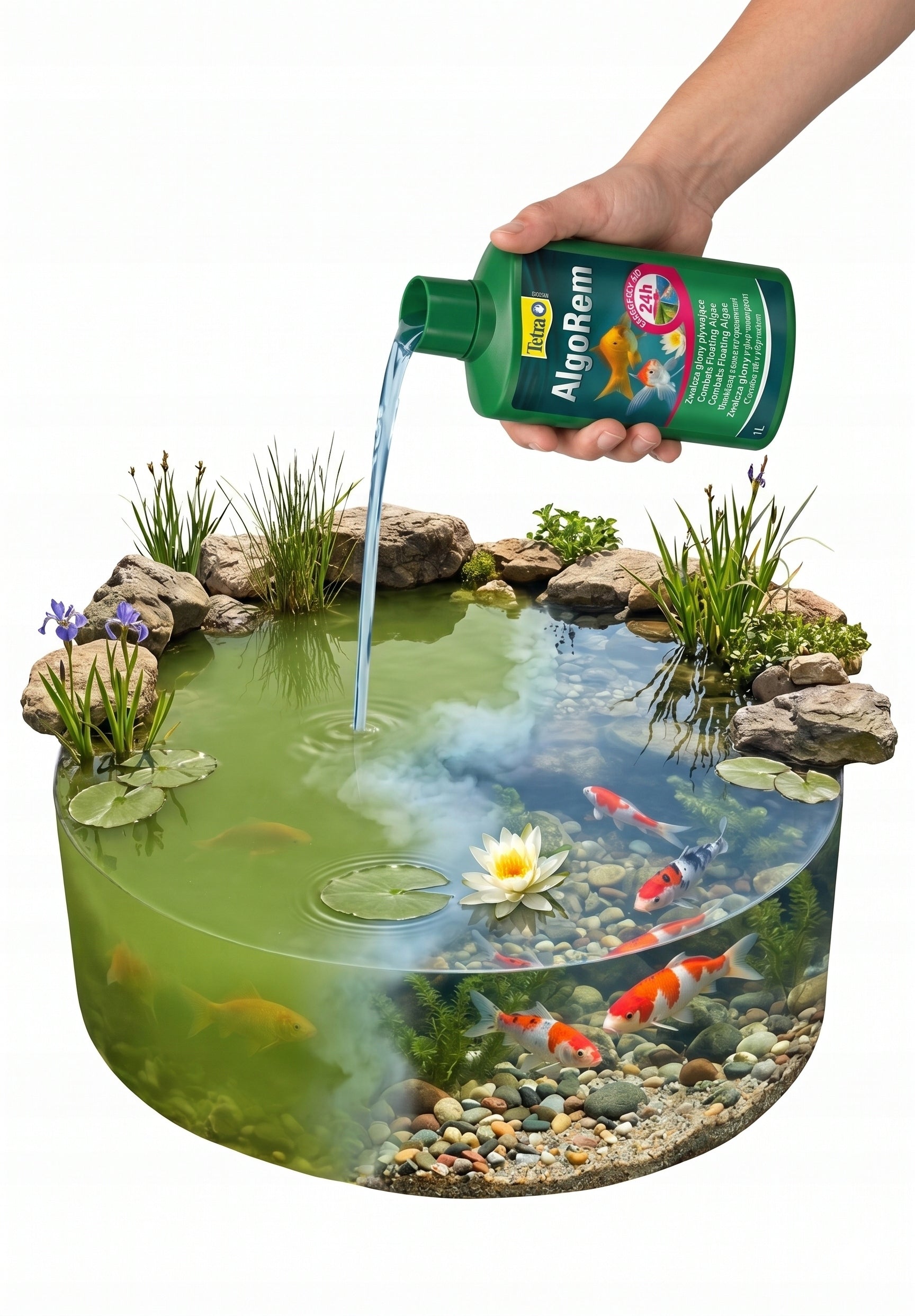 Preparation For Green Water Algae For Pond Water Pond 1000ml FAST Volume 1 l