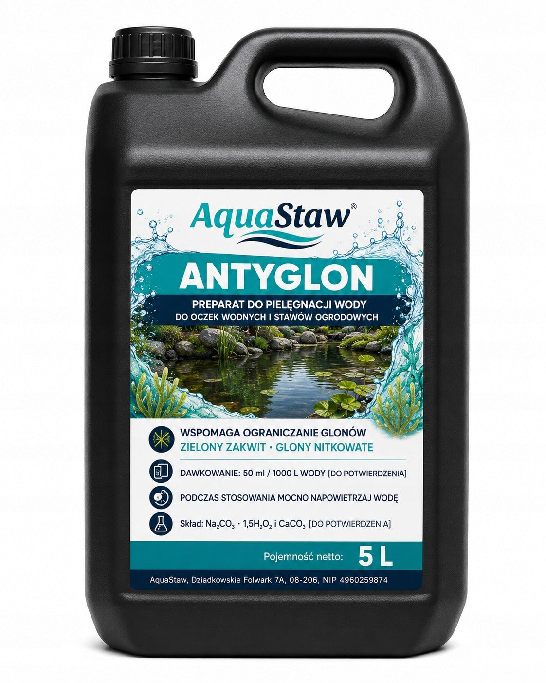 Preparation for algae Antialgae 5l against thread algae and green water