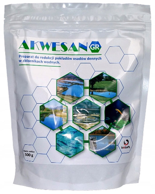 Preparation for the pond AKWESAN GR 500 g for BOTTOM SEDIMENTS in a pond, 50 m2