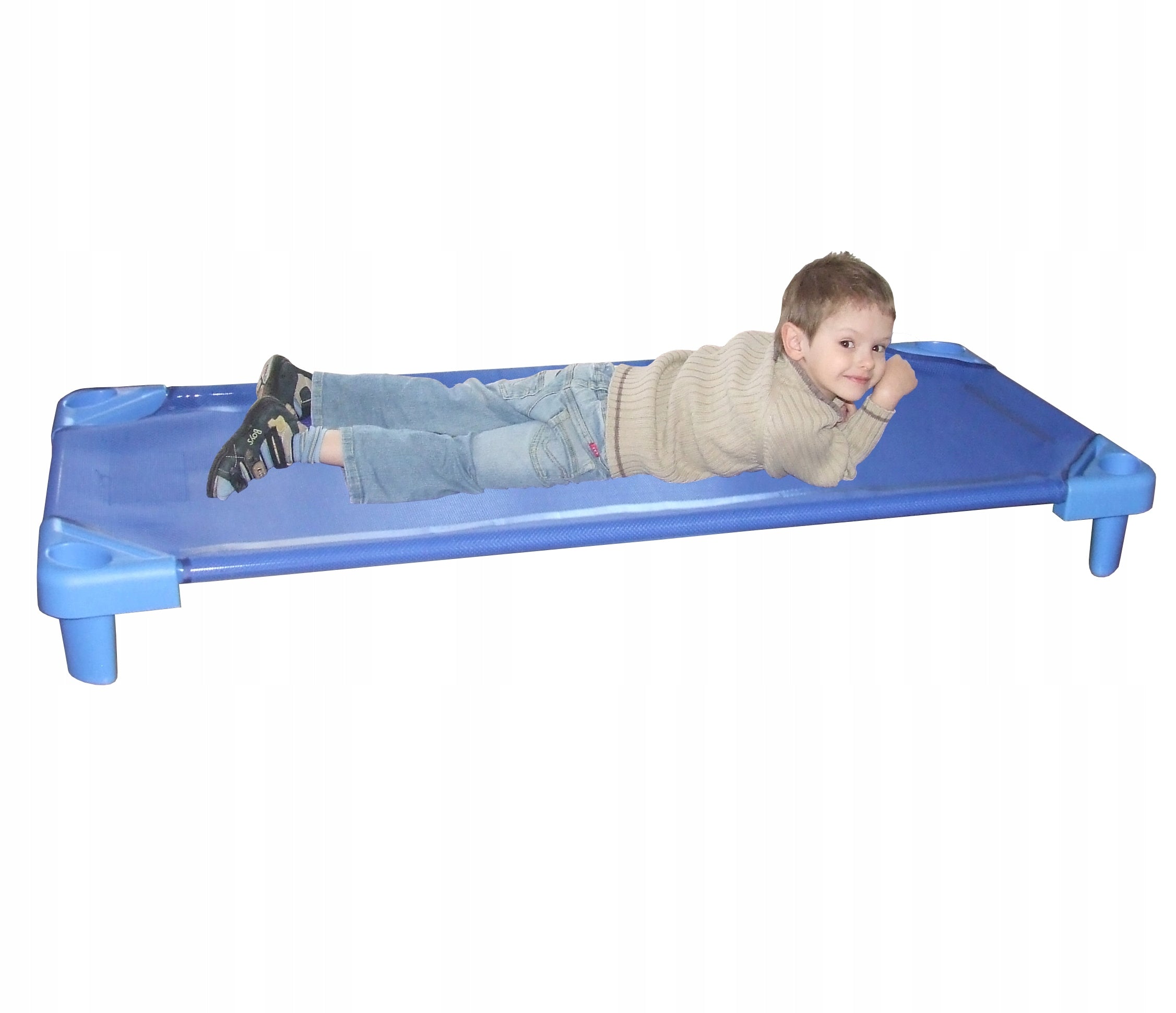 Preschool sunbed cot for children FARTUŚ 4K N for nursery Manufacturer code leżaczek przedszkolny FARTUŚ 4K