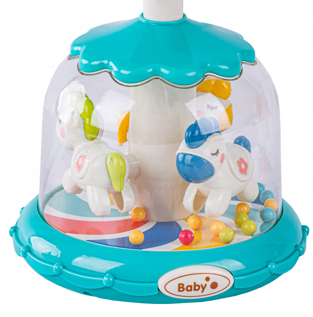 Press & Spin 3in1 Toy with Suction Cup, Spinning Balls and Wheel Game Brand DK