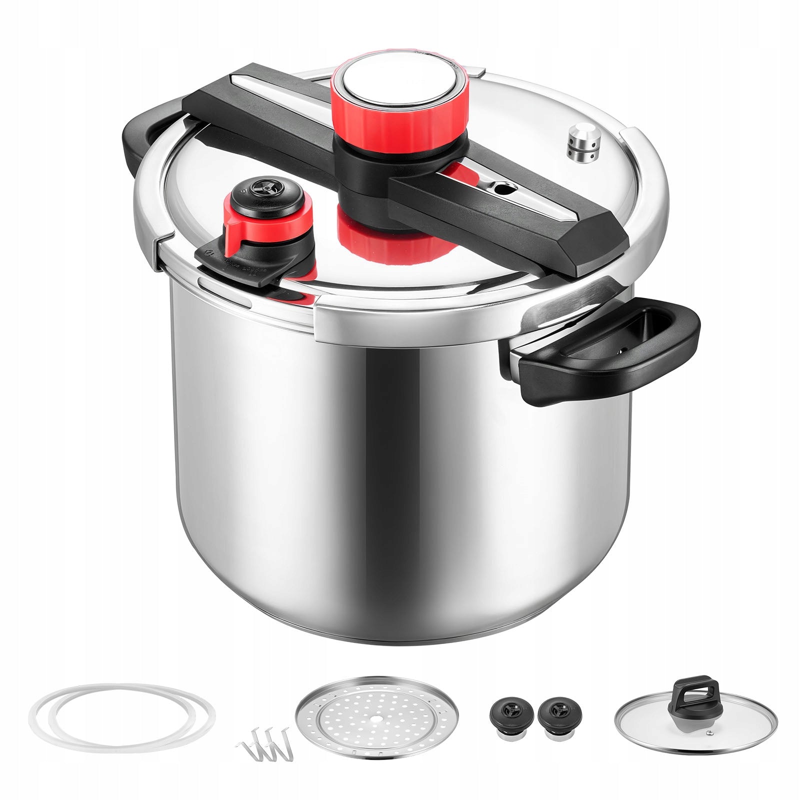 Pressure Cooker 11L 3 Pressure Levels Easy to Clean With Steam Cartridge