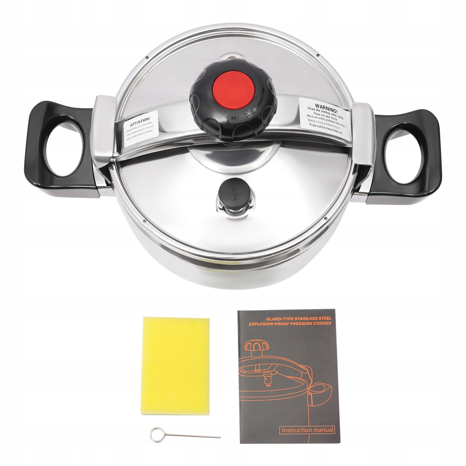 Pressure Cooker,7L 60Kpa Pressure Cooker 201 Stainless Steel Brand no brand