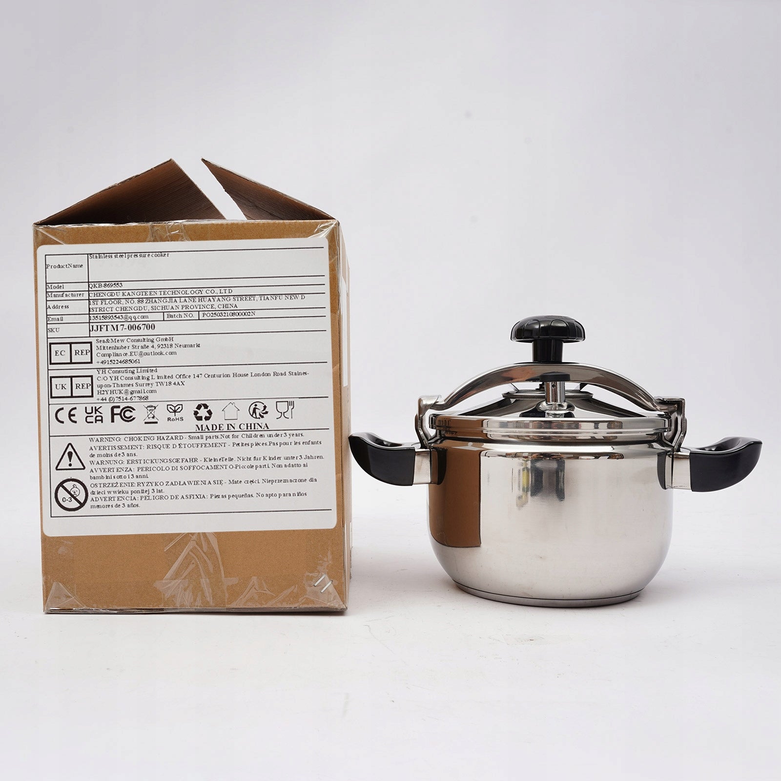 Pressure Cooker,7L 60Kpa Pressure Cooker 201 Stainless Steel Manufacturer code fdg-0rugoifdg