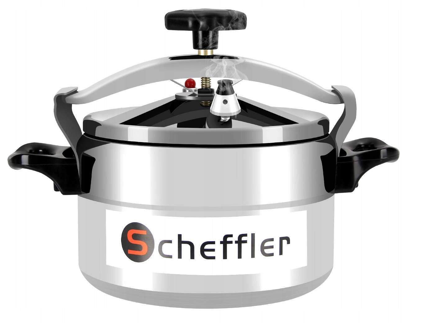Pressure Cooker Aluminum Pressure Pot 11 Liters For Gas Induction Brand Scheffler