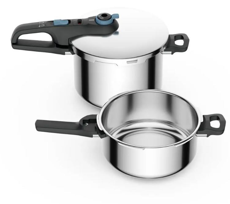 Pressure Cooker Kit Tefal Secure Trendy Pressure 4L + 6L induction P2584301