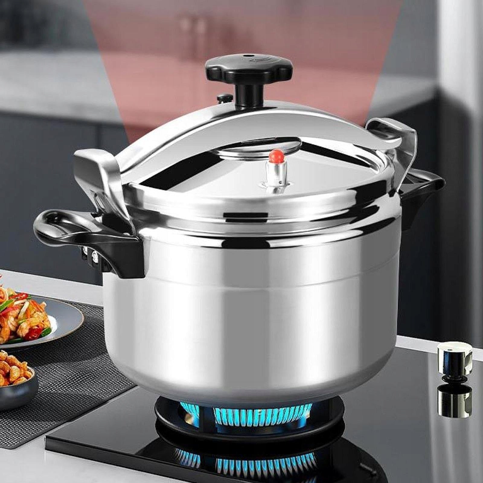 Pressure Cooker with Easy Lock Lid Instant Pressure Canner for Home 4L