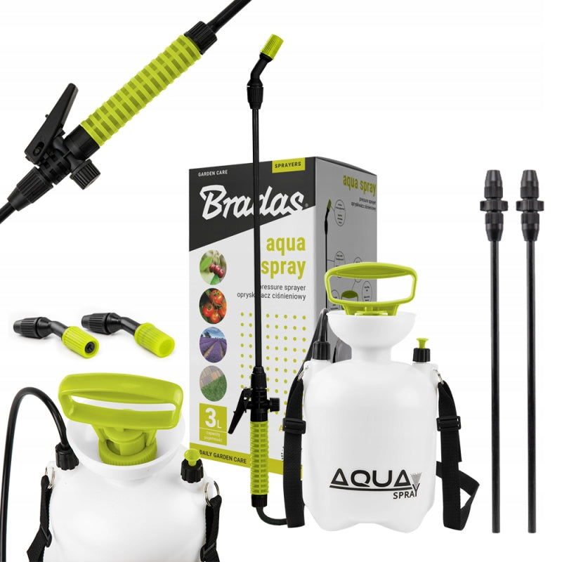 Pressure Sprayer AQUA SPRAY 3L + Lance 3 lengths AS0300