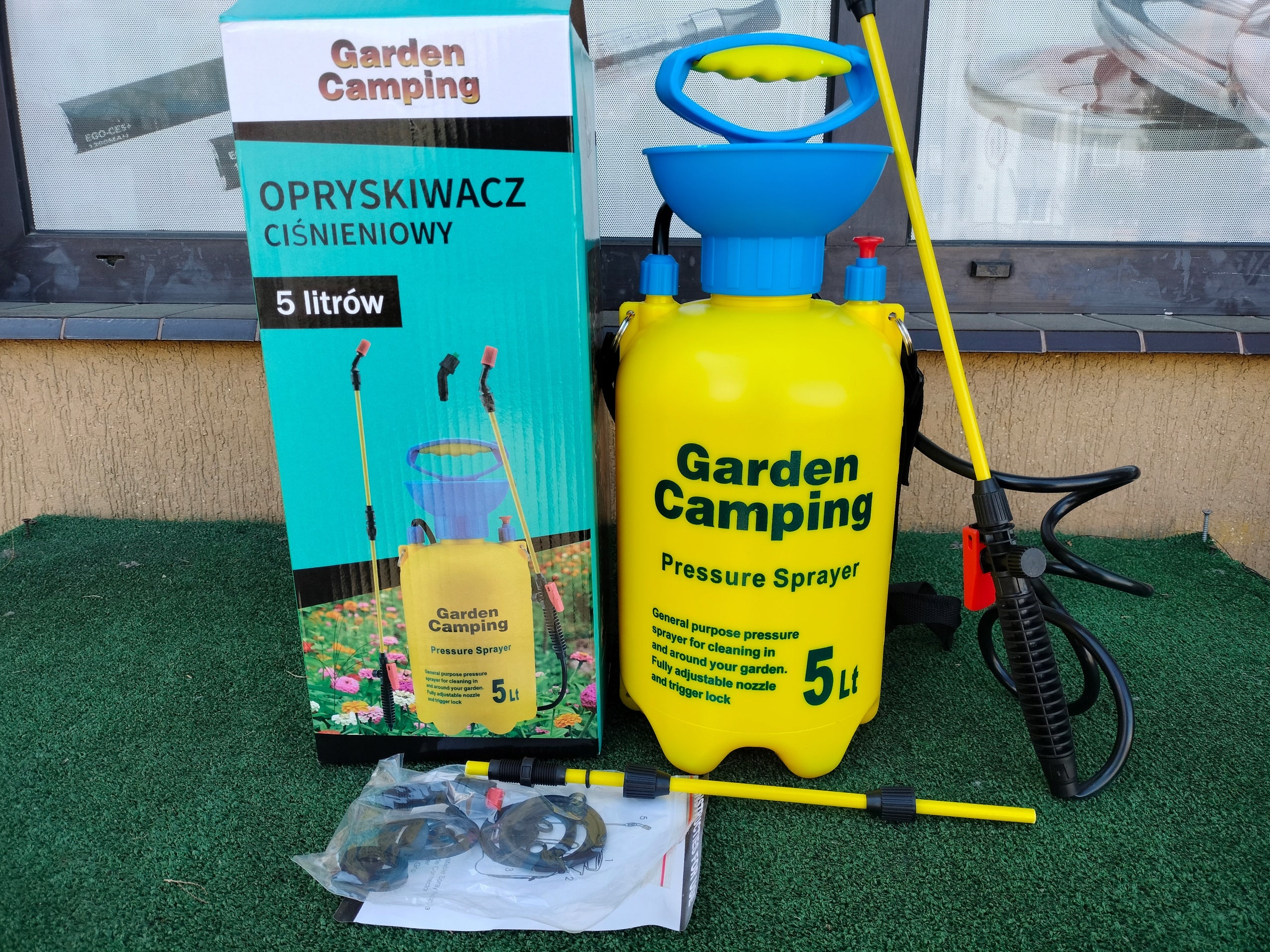 Pressure Sprayer Manual 5L Lance Modular 98 cm + Freebie gaskets Packaging status original