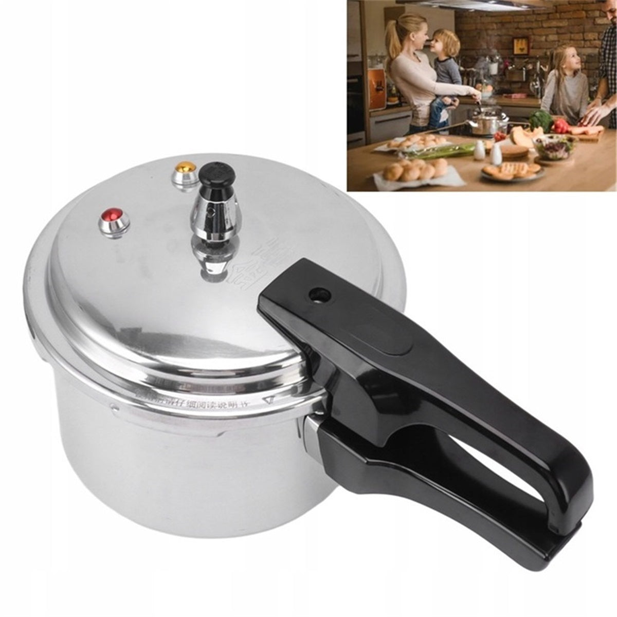 Pressure cooker 5L 2in1 pressure pot induction gas with second lid