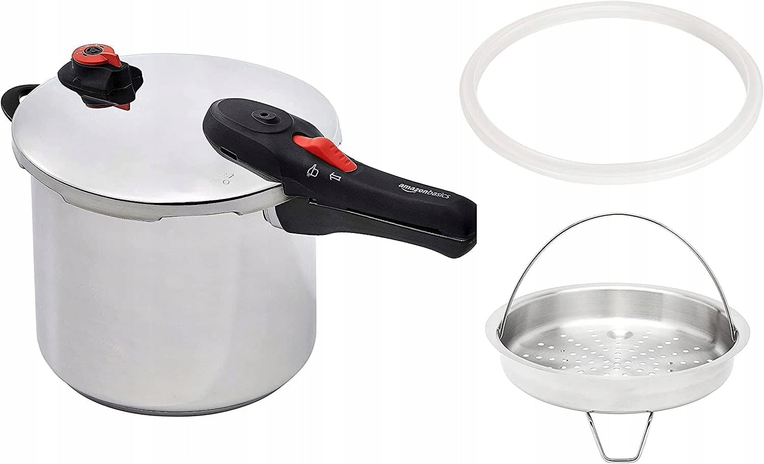 Pressure cooker Amazon 9 liters stainless steel with evaporator Packaging status original