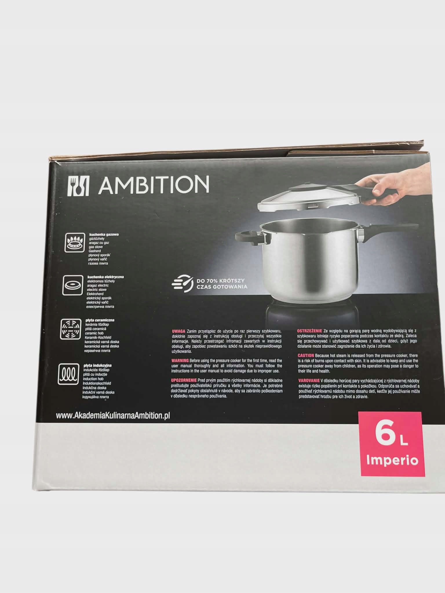 Pressure cooker Ambition 6L Imperio Manufacturer code 1