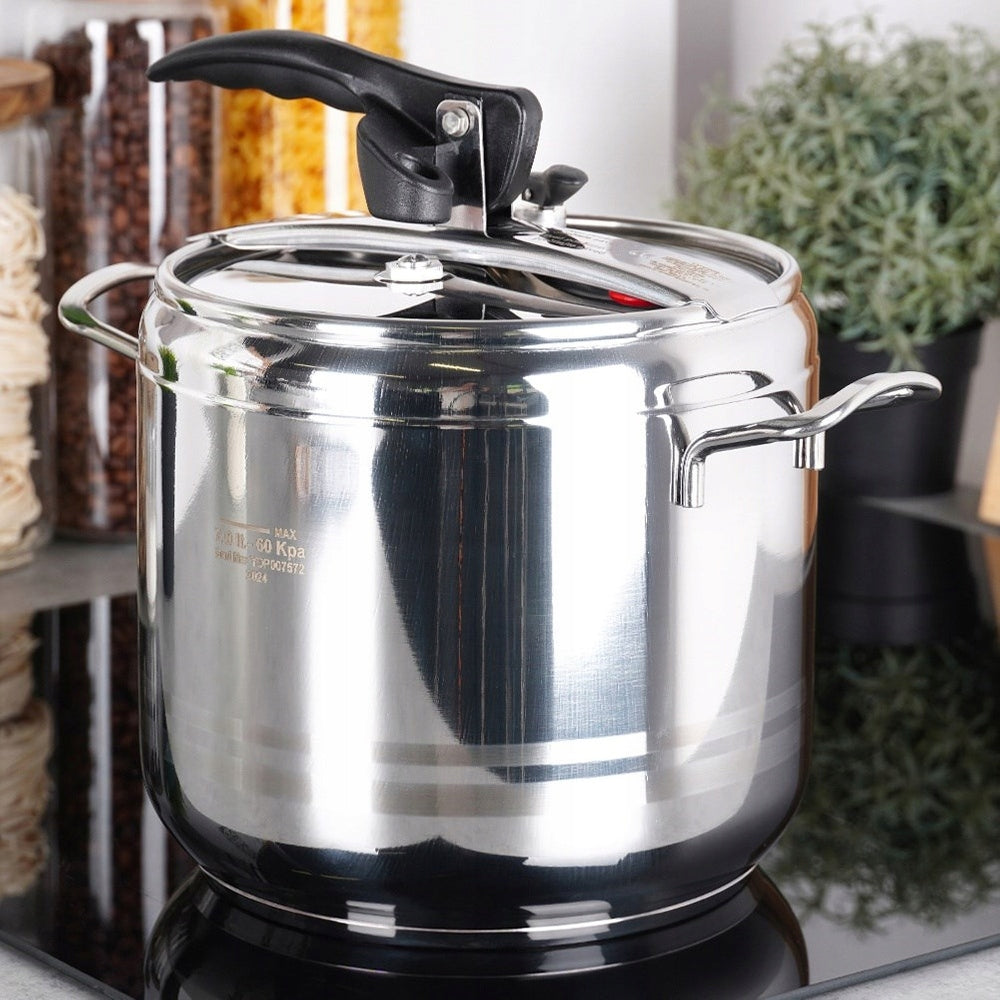Pressure cooker ORION PROFI steel pressure pot fast cooking 7L Brand Orion