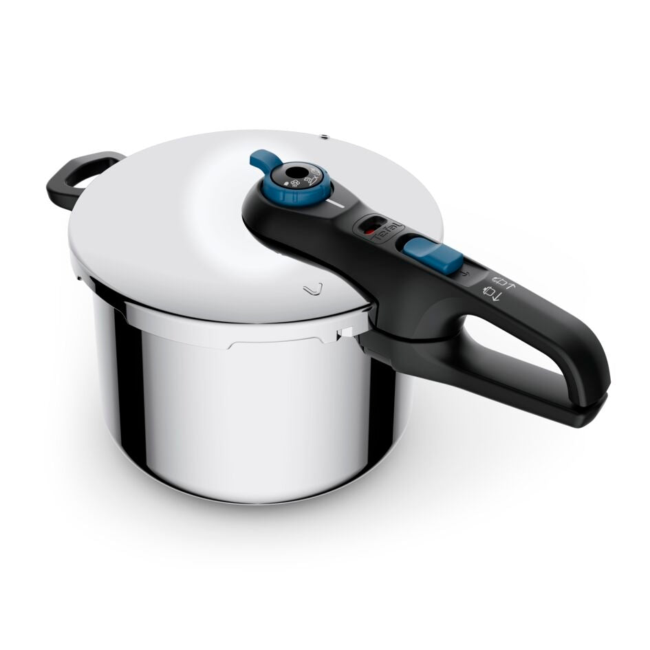 Pressure cooker TEFAL SECURE TRENDY 8 L stainless steel induction P2584401
