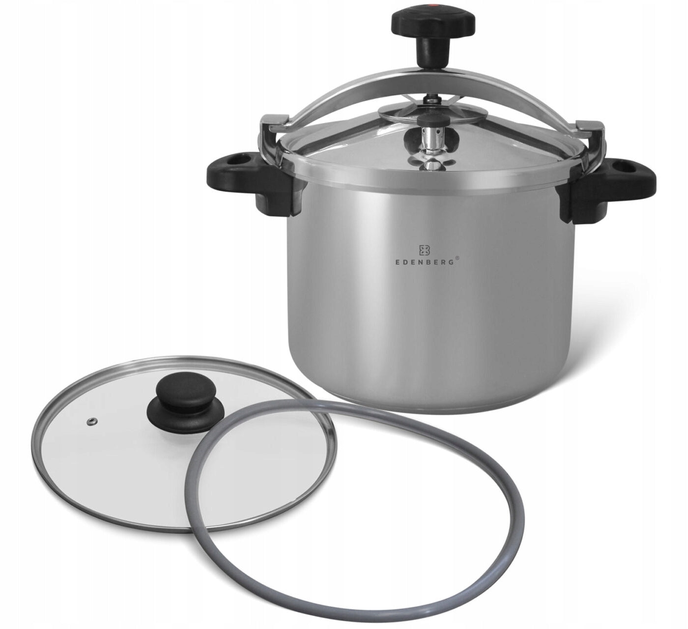 Pressure cooker steel pot LARGE 5,0L 22cm INDUCTION EDENBERG 5731