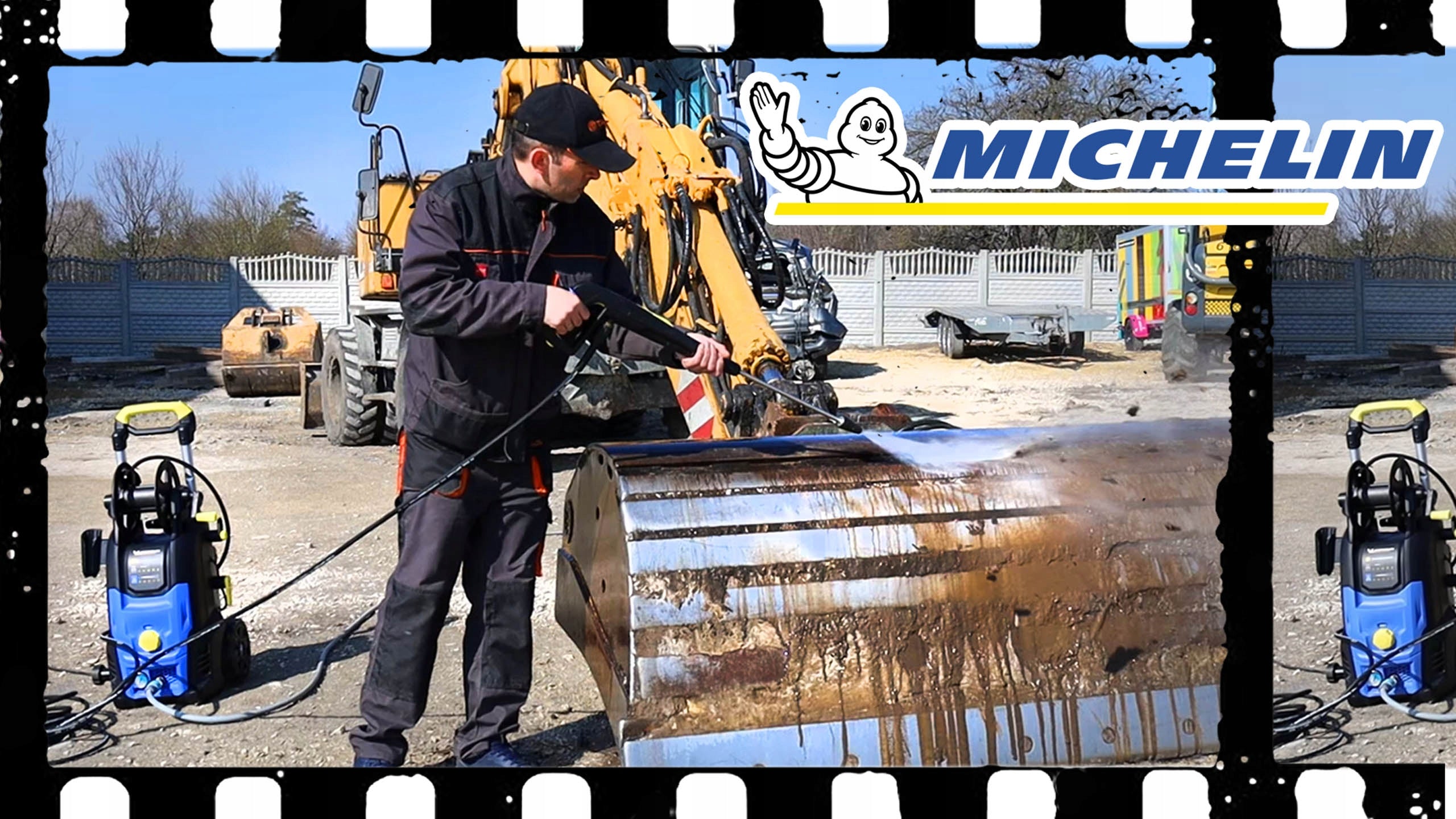Pressure washer 3000W, INDUCTION MOTOR, brass head, MICHELIN Operating pressure 180 bar