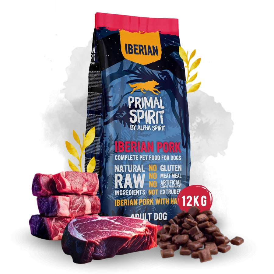 Primal Spirit IBERIAN PORK dog food IBERIAN HAM 12kg