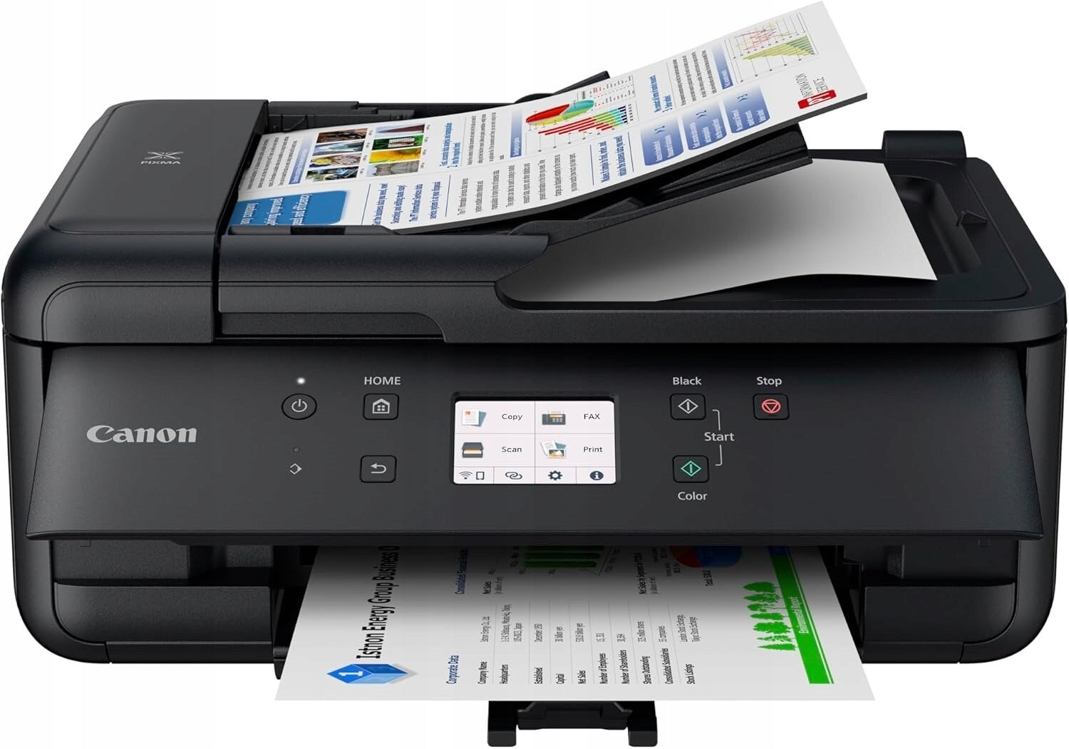 Printer CANON Pixma TR7650 SCANNER ADF WiFi Duplex inks PGI-580 CLI-581 Brand Canon