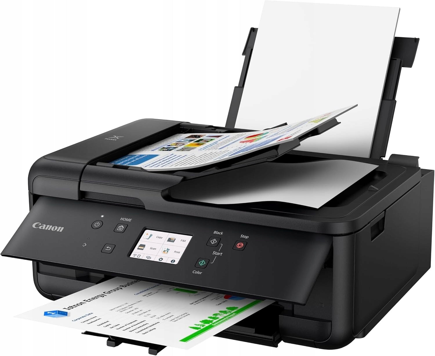 Printer CANON Pixma TR7650 SCANNER ADF WiFi Duplex inks PGI-580 CLI-581