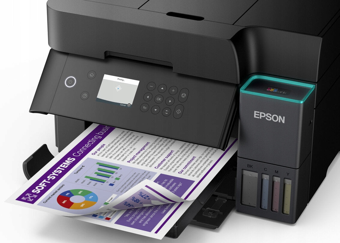 Printer Epson EcoTank Device 3in1 SCAN DUPLEX DADF WIFI LAN + INKS Packaging status original
