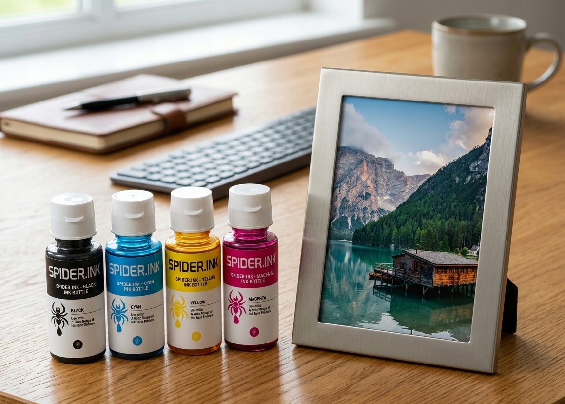 Printer inks HP Smart Tank SET MULTIPACK CMYK GT53 GT52 GT51 XL Manufacturer code Spider.ink ZESTAW CMYK GT51 GT52 GT53 (R4)