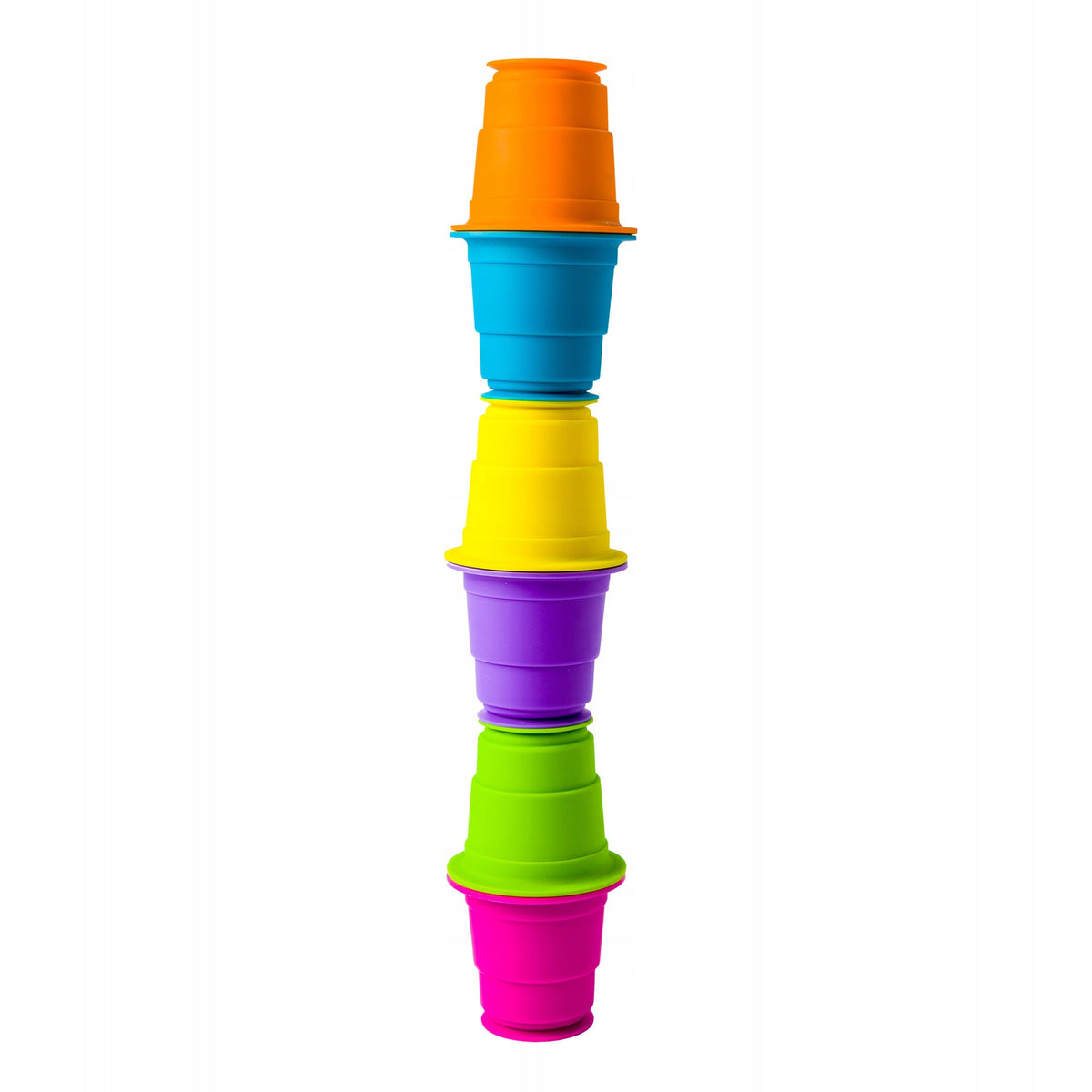 Přísavkové kelímky Fat Brain Suction Kupz 6 ks silikonové pro děti Brand Fat Brain Toys
