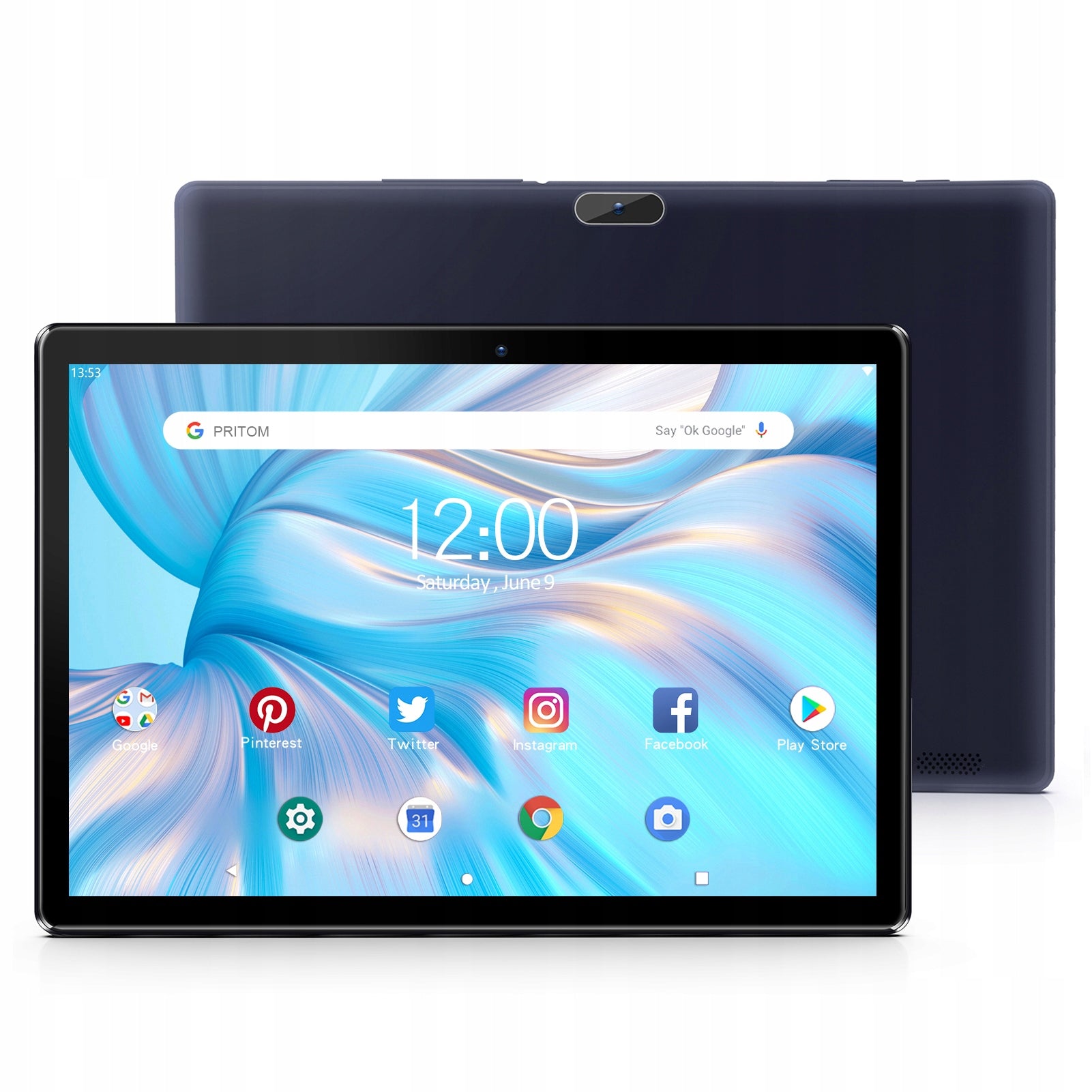 Pritom Tab M10 10" 2GB/64GB Black Tablet Android, wifi, bluetooth