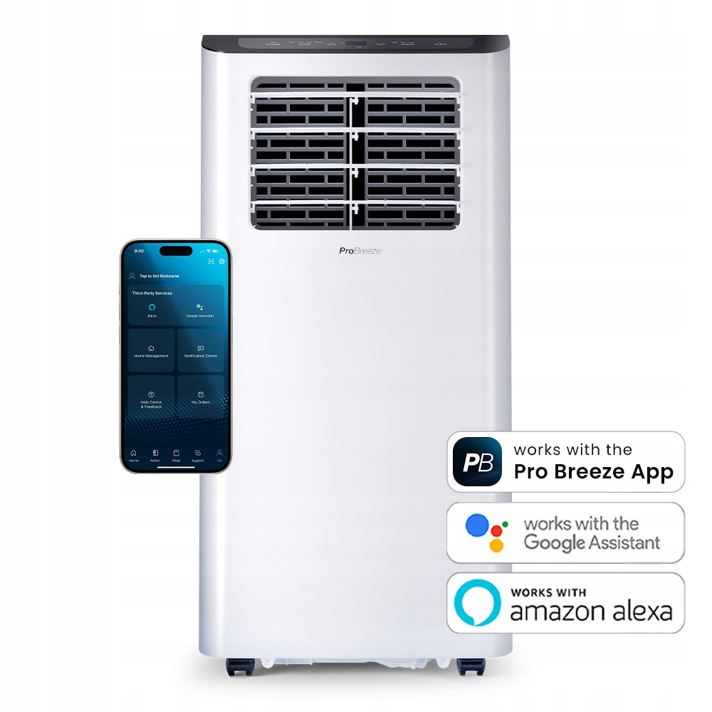 Pro Breeze Klimatyzator przenośny 12 000 BTU - Smart WiFi App