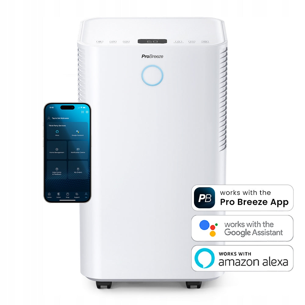 Pro Breeze OmniDry 12L Cichy Energooszczędny Osuszacz Powietrza