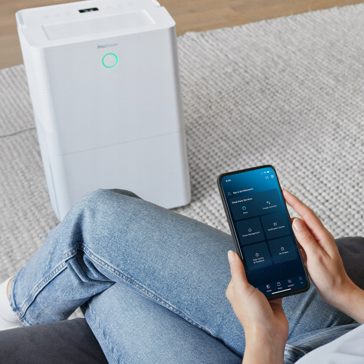 Pro Breeze OmniDry 40L Osuszacz Powietrza z Aplikacj Smart App Packaging status original